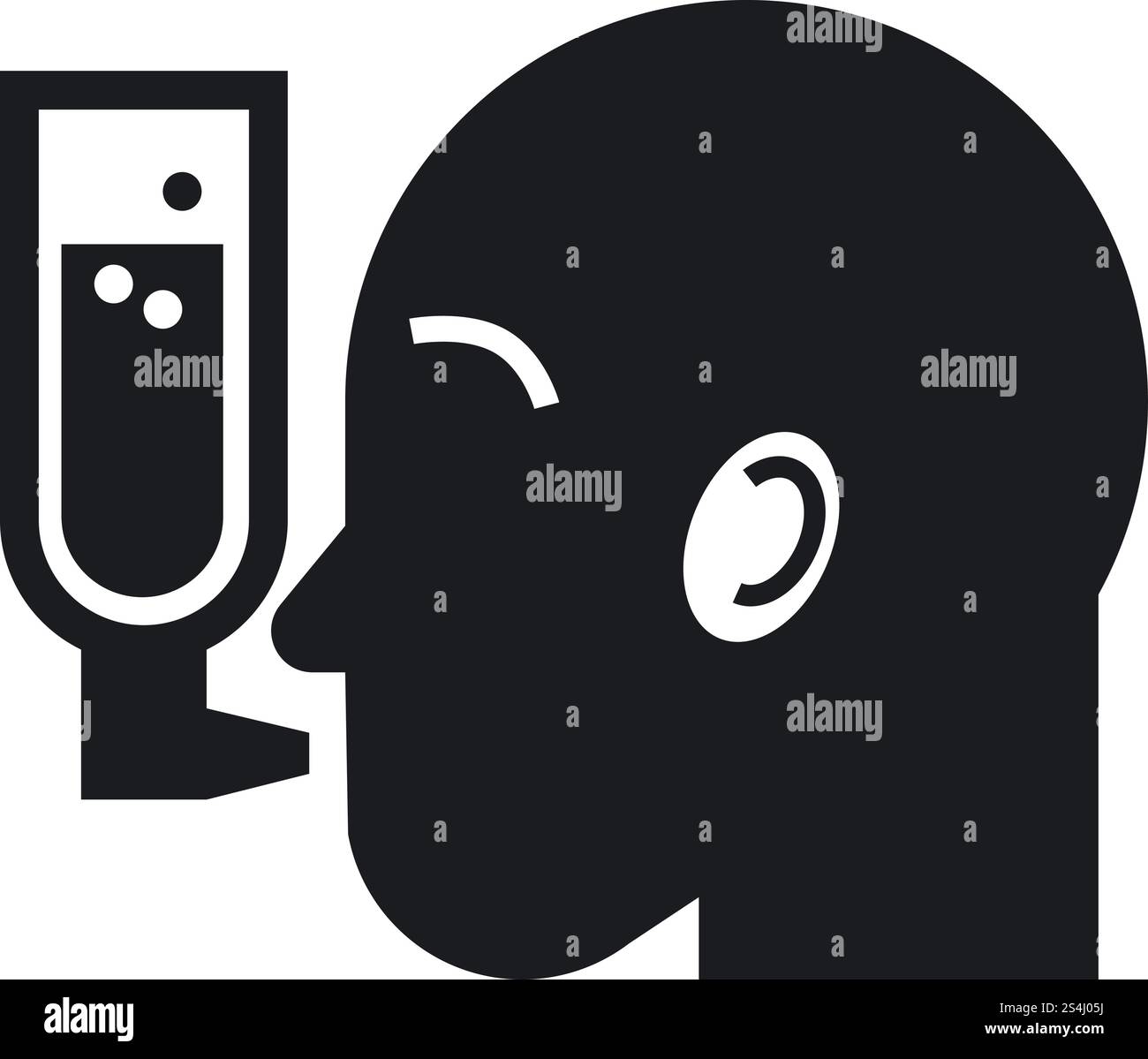 Icône de pulvérisation d'insuline homme. Illustration simple de l'icône de vecteur de pulvérisation d'insuline homme pour la conception de Web isolé sur fond blanc. Icône de spray d'insuline homme, style simple Illustration de Vecteur