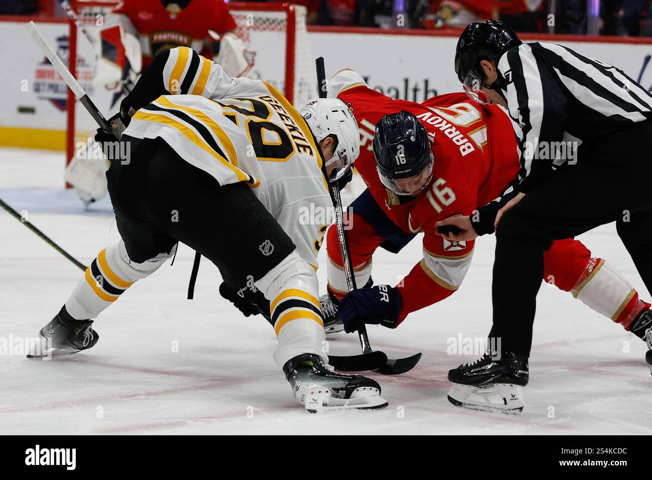 SUNRISE, FL - Florida Panthers Aleksander Barkov #16 en action (photo : Chris Arjoon) Banque D'Images