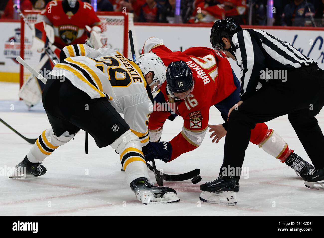 SUNRISE, FL - Florida Panthers Aleksander Barkov #16 en action (photo : Chris Arjoon) Banque D'Images