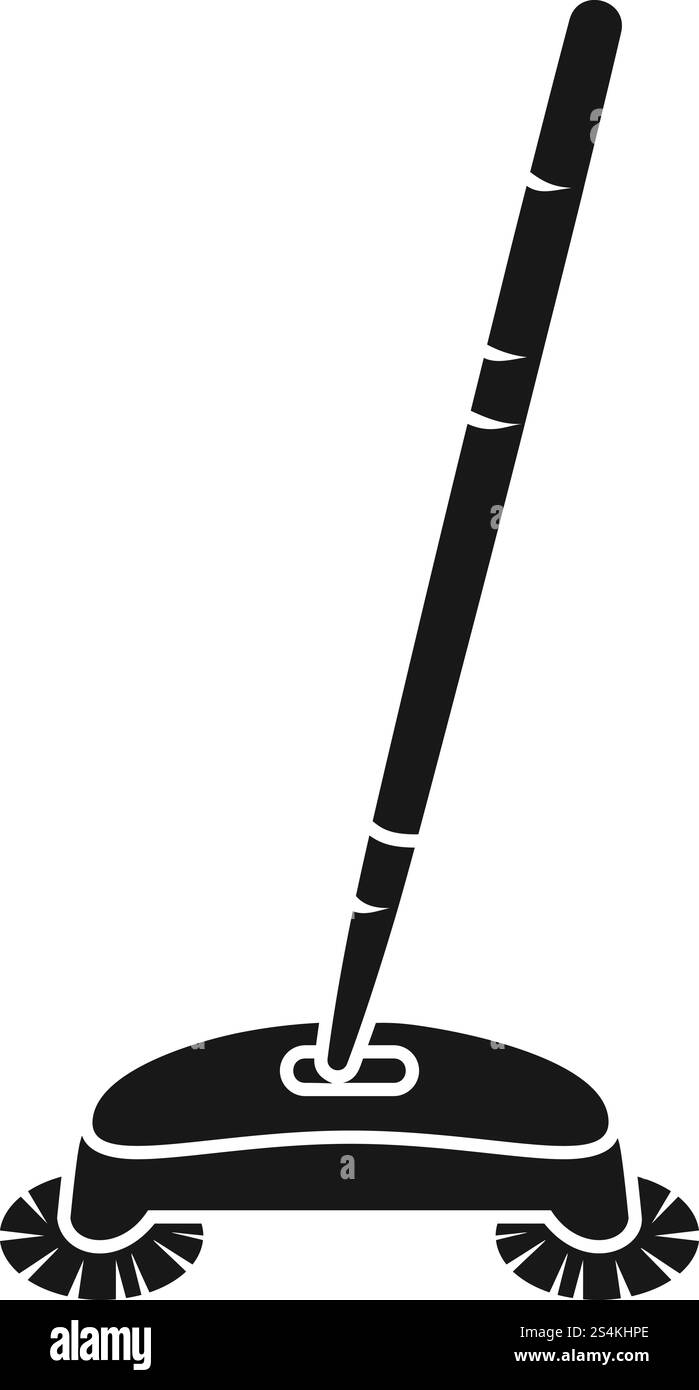 Icône cireuse. Illustration simple de l'icône vectorielle de polisseur de plancher pour la conception Web isolé sur fond blanc. Icône polisseuse de sol, style simple Illustration de Vecteur