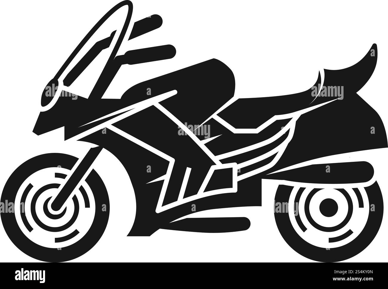 Icône de vue de gauche de vélo de sport. Illustration simple de l'icône de vecteur de vue gauche de vélo de sport pour la conception Web isolé sur fond blanc. Icône de vue gauche de vélo de sport, style simple Illustration de Vecteur