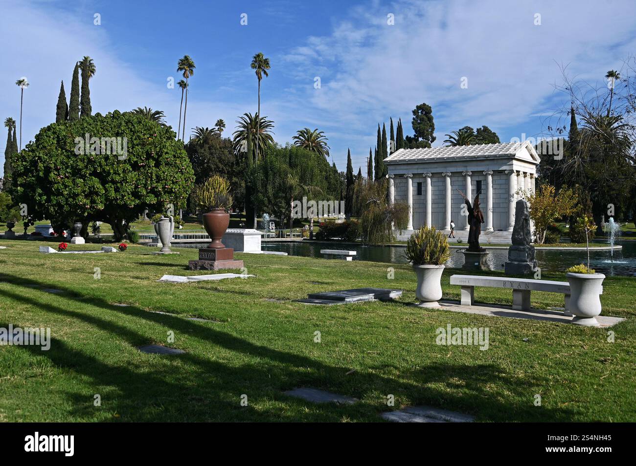 Hollywood Forever Cemetery, Hollywood, Los Angeles, Californie, USA Banque D'Images
