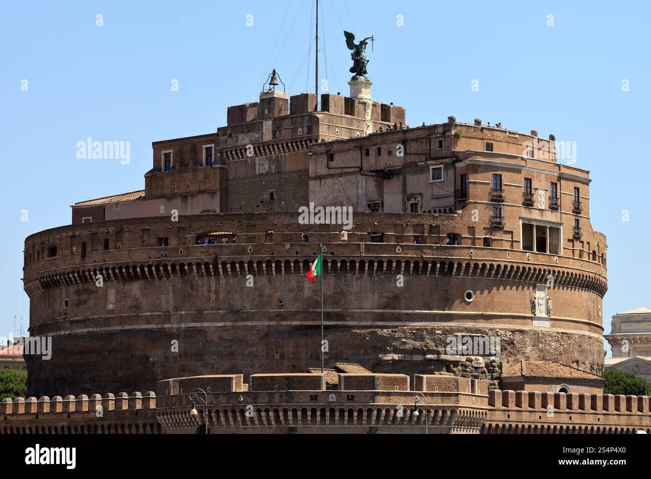 Château de Saint Ange. Rome. L'Italie. L'Europe. Banque D'Images