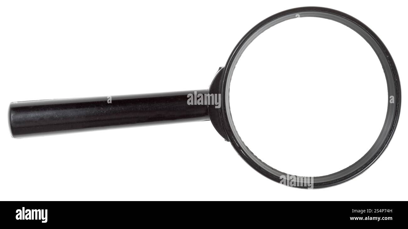 Loupe, isolée sur fond blanc. Banque D'Images