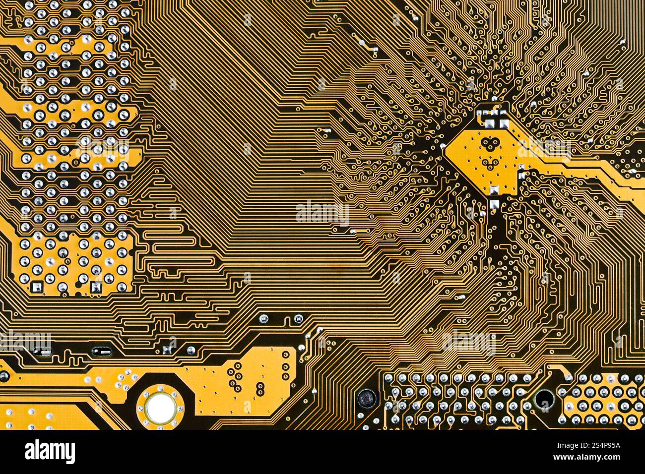Carte mère circuit board background close up Banque D'Images