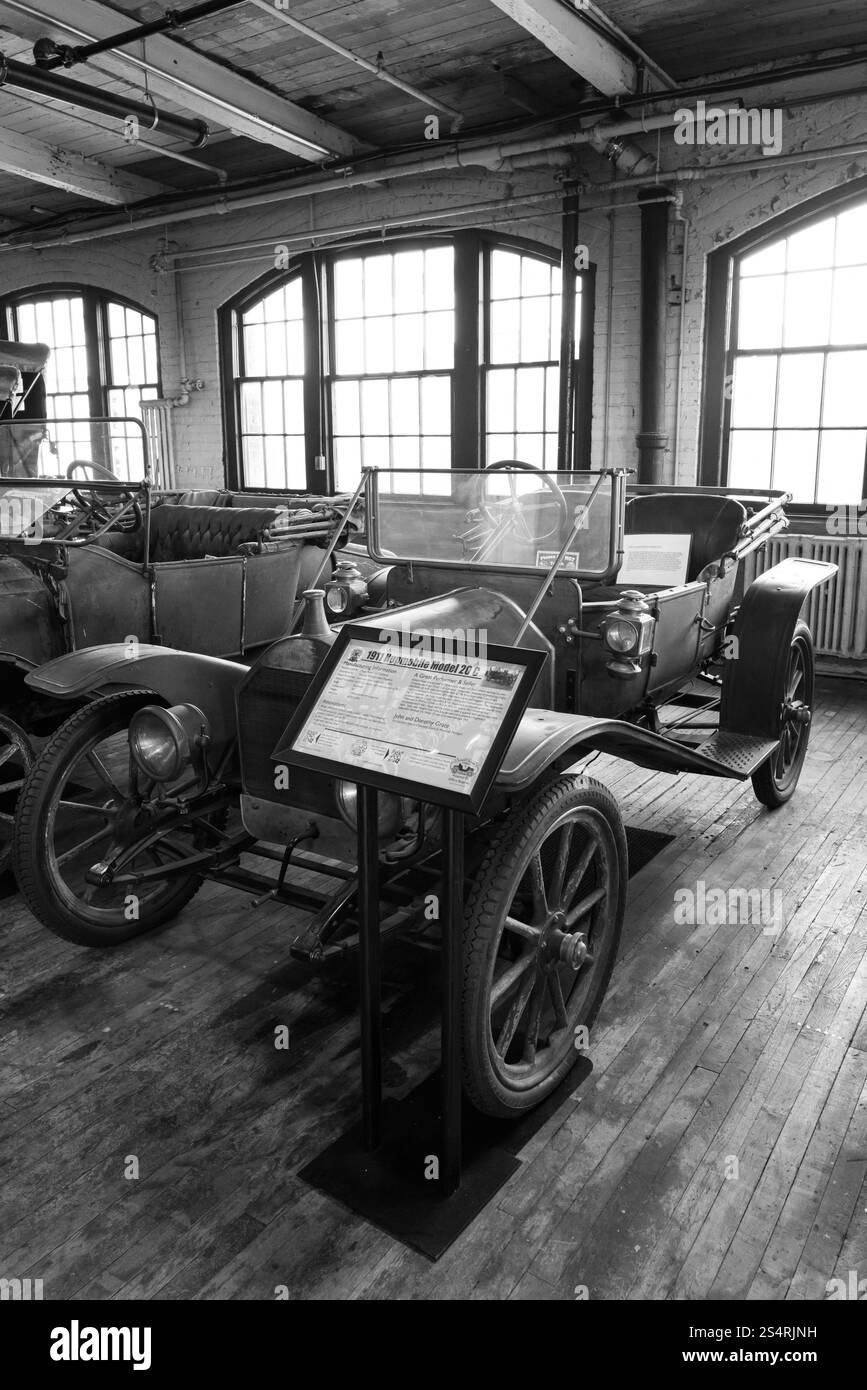 1911 Hupmobile modèle 20 C exposé au Ford Piquette Avenue Plant Museum à Detroit Michigan USA Banque D'Images