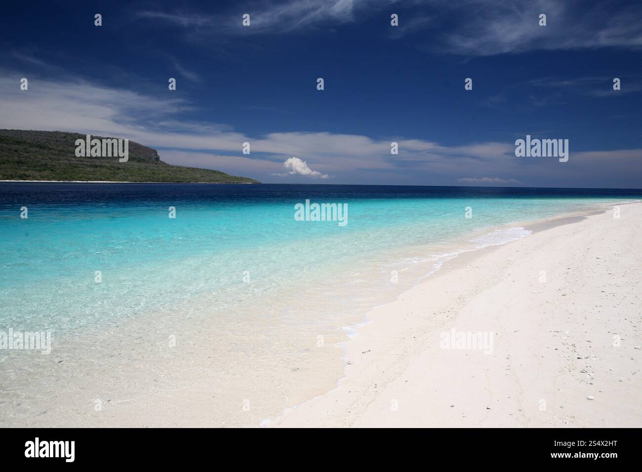 La plage de rêve de l'île Jaco, dans la ville de Tutuala, à l'est du Timor oriental, dans le sud-est de la région.&#XA; Banque D'Images