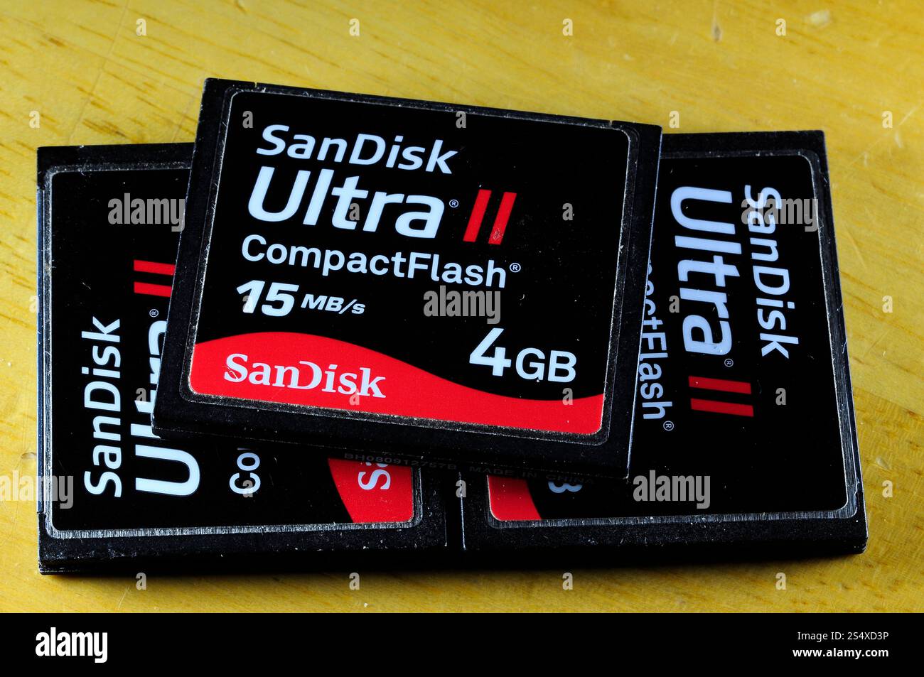 Carte Compact Flash numérique pour appareil photo Banque D'Images