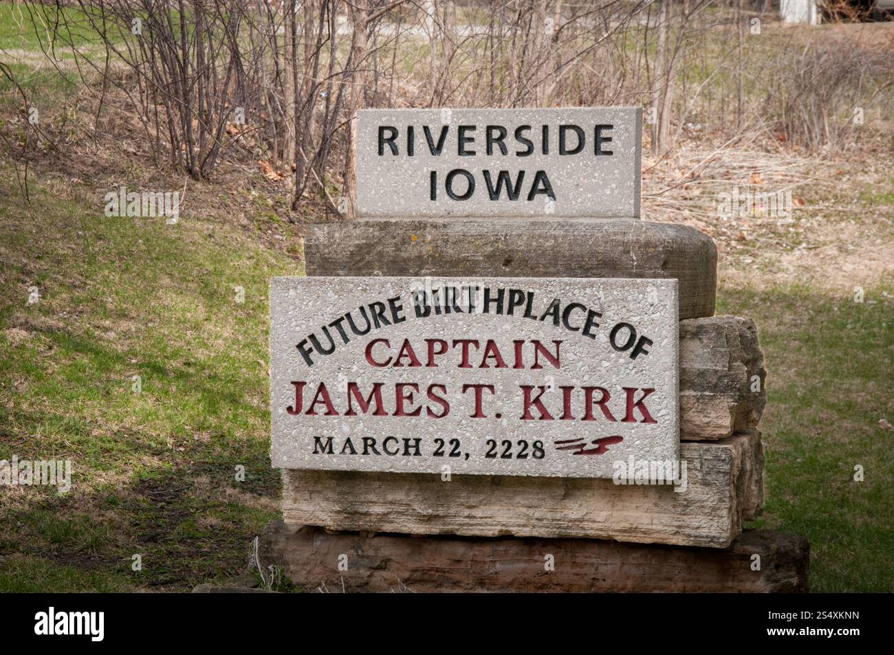 Futur lieu de naissance du capitaine James T. Kirk Banque D'Images