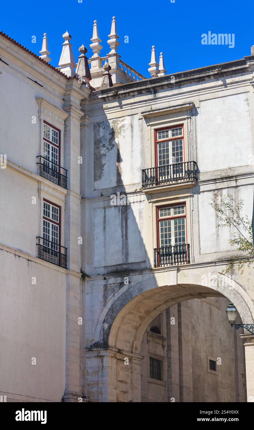 Rue de la ville de Lisbonne, Portugal summer view. Banque D'Images