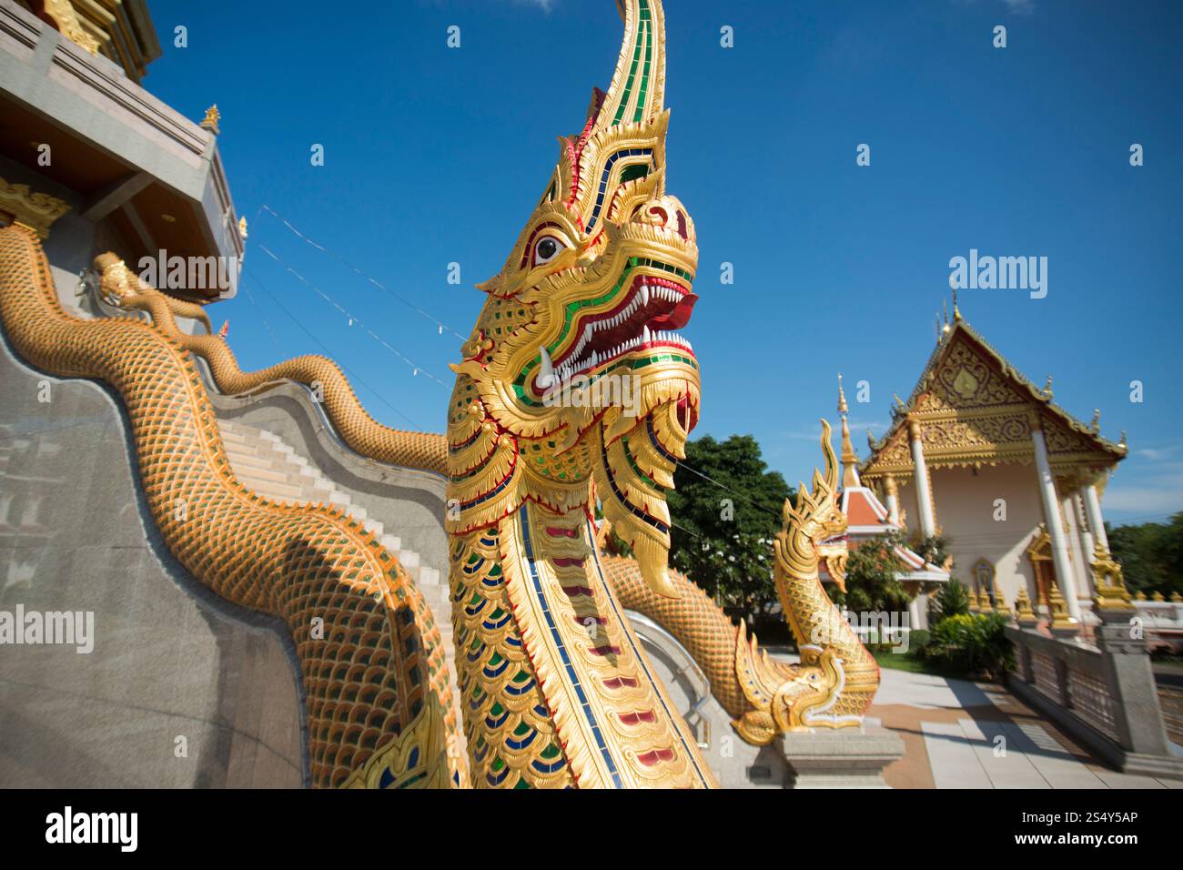 Le phothisomphon de Wat dans la ville d'Udon Thani en Isan dans le nord-est de la Thaïlande. THAÏLANDE ISAN UDON THANI WAT PHOTHISOMPHON Banque D'Images
