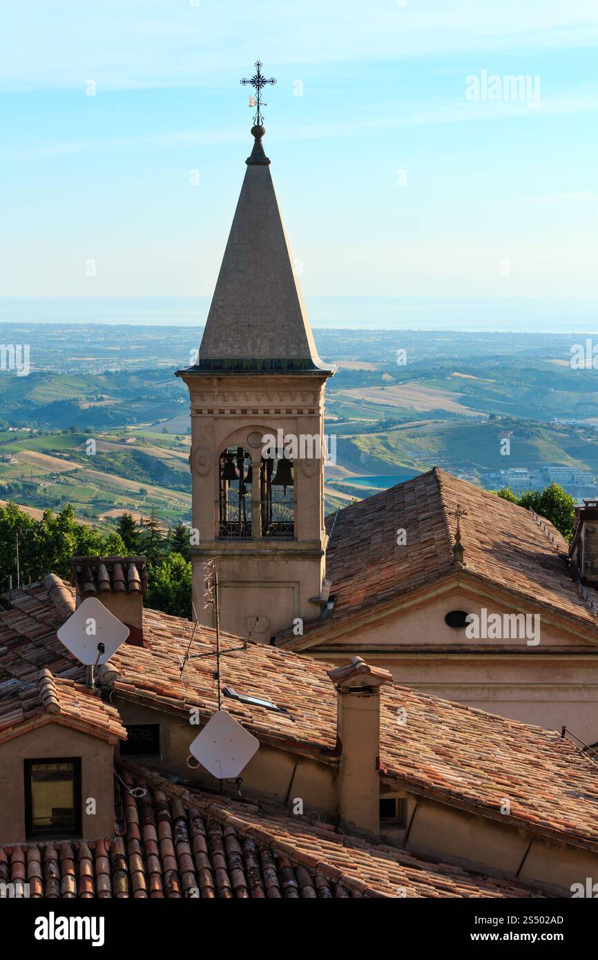 Voir autour de San Marino hills (de la plus ancienne république du monde) Banque D'Images