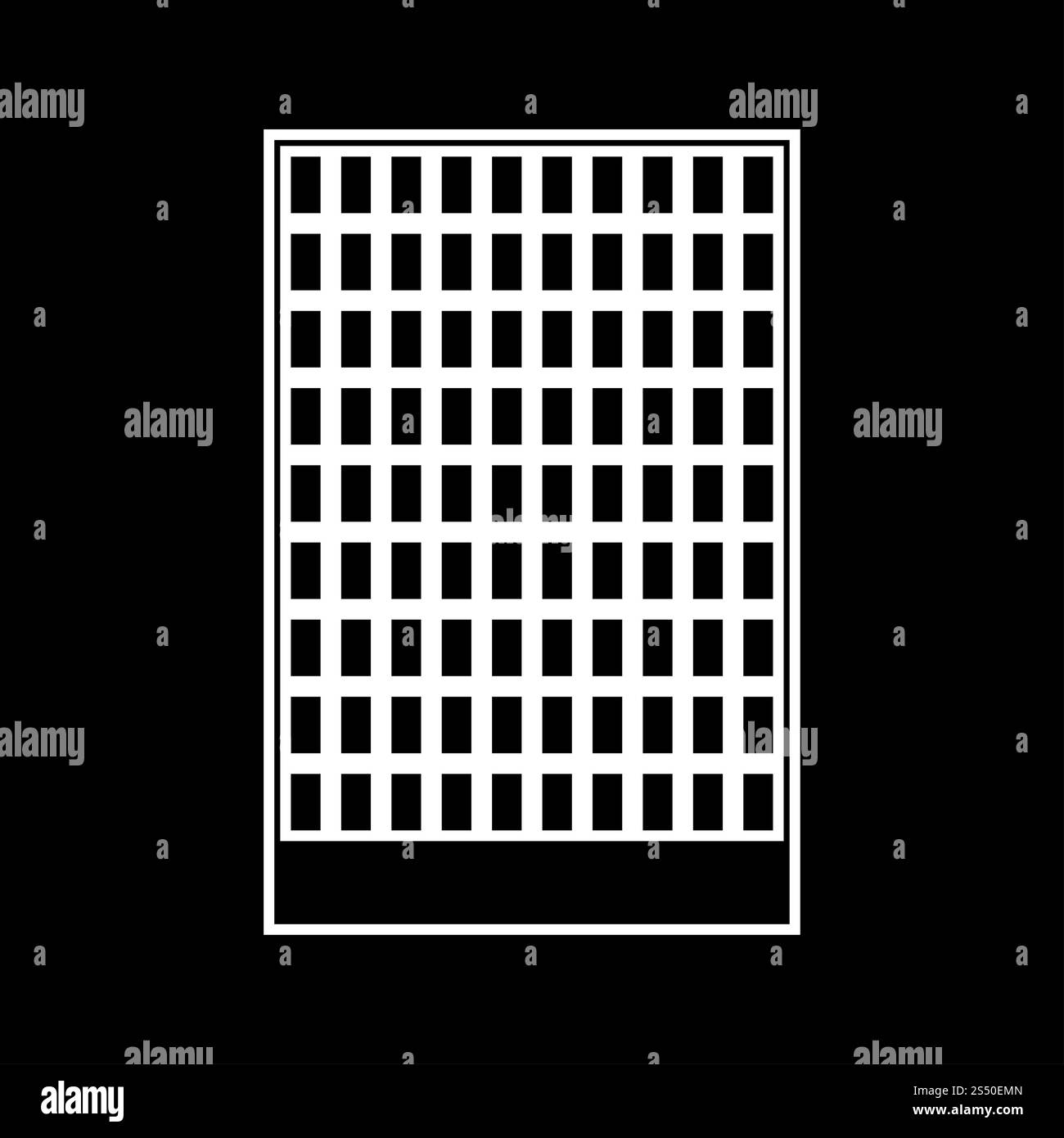 L'icône de construction . Banque D'Images