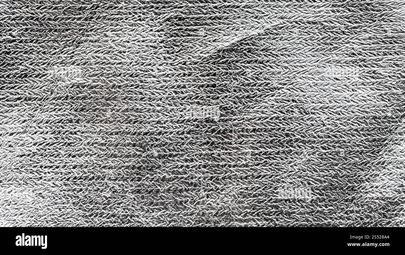Arrière-plan panoramique à partir de tissu gris brillant close up Banque D'Images
