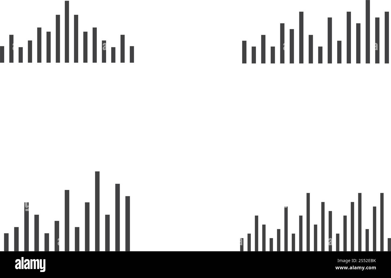 Illustration de l'onde sonore icône vecteur logo template Illustration de Vecteur
