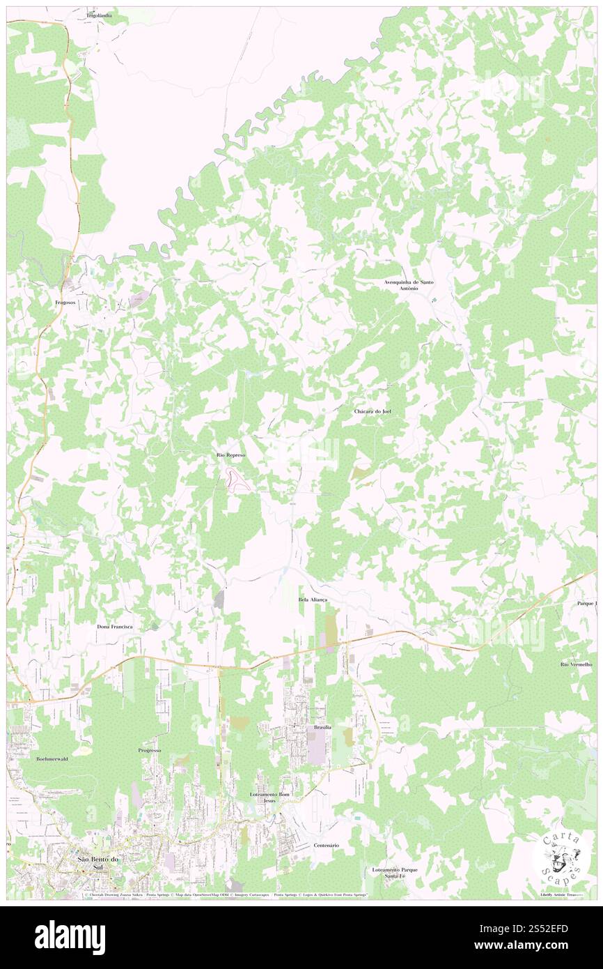 Sitio Orland Friedrich, Campo Alegre, BR, Brésil, Santa Catarina, s 26 11' 8'', S 49 20' 50'', carte, Cartascapes carte publiée en 2024. Explorez Cartascapes, une carte qui révèle la diversité des paysages, des cultures et des écosystèmes de la Terre. Voyage à travers le temps et l'espace, découvrir l'interconnexion du passé, du présent et de l'avenir de notre planète. Banque D'Images