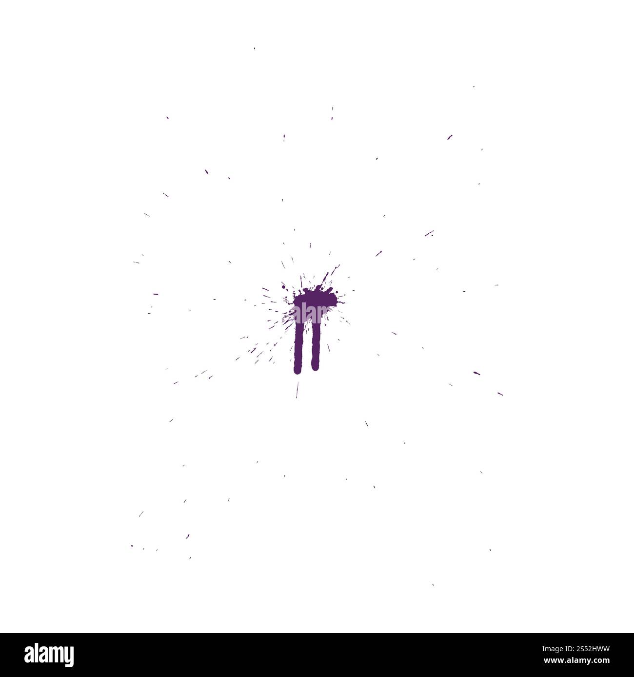 Motif grunge. Couleur sur blanc. Illustration vectorielle. Banque D'Images