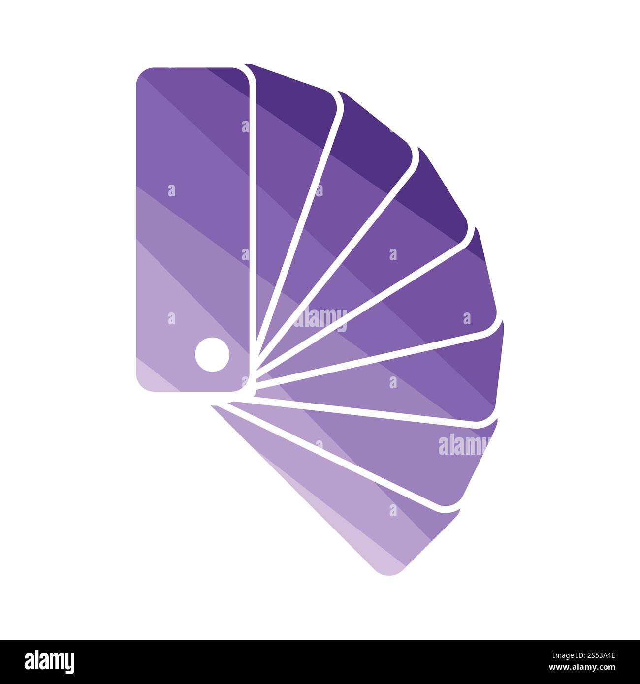 Les échantillons de couleur icône. Télévision couleur design. Vector illustration. Banque D'Images