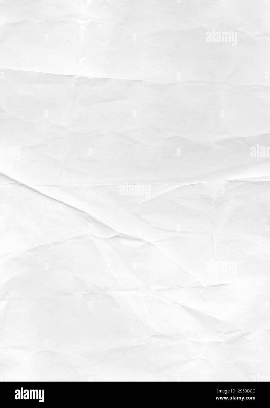Fond de texture de papier froissé blanc. Papier peint vintage. Fond de texture de papier froissé Banque D'Images