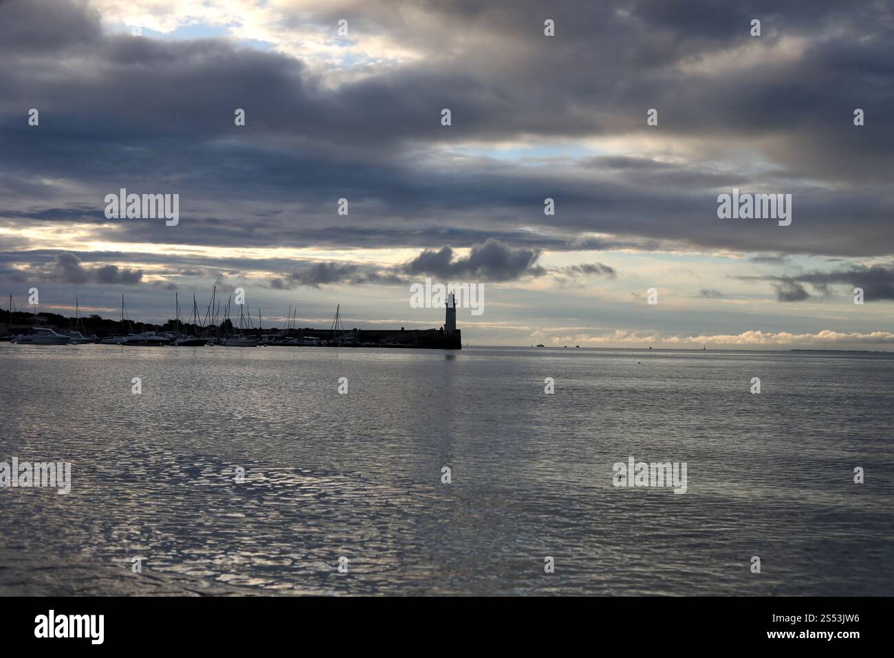 Vues générales de la belle flotte en Ile de Ré, France, Europe. Banque D'Images