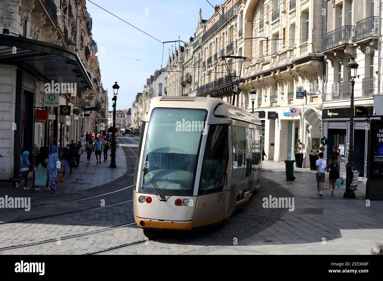 Vues générales de la ville d'Orléans en France, Europe. Banque D'Images