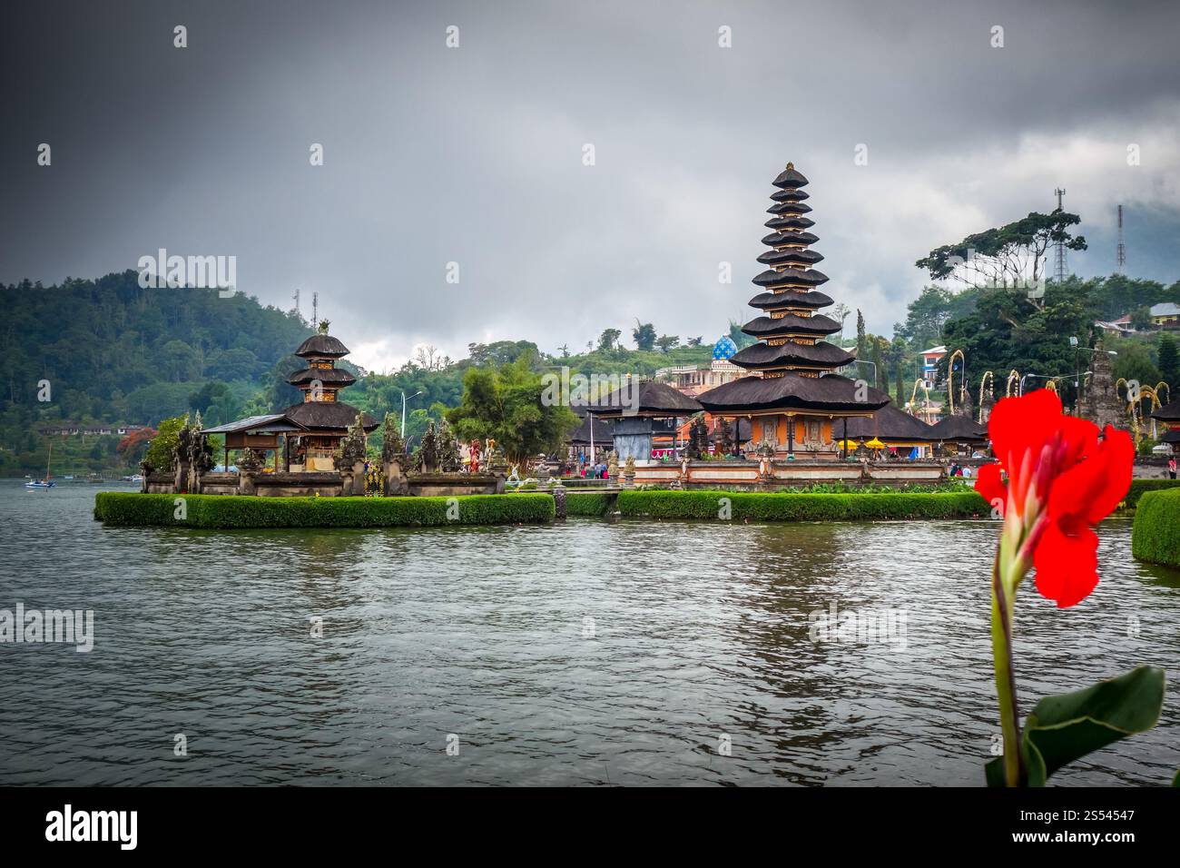 Temple Pura Ulun Danu Bratan à bedugul, Bali, Indonésie. Temple Pura Ulun Danu Bratan, bedugul, Bali, Indonésie Banque D'Images