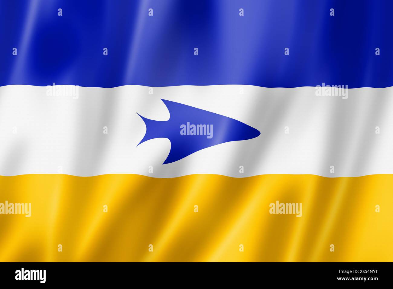 Drapeau ethnique de Tehuelche, Amérique du Sud. Illustration 3D. Drapeau ethnique de Tehuelche, Amérique du Sud Banque D'Images