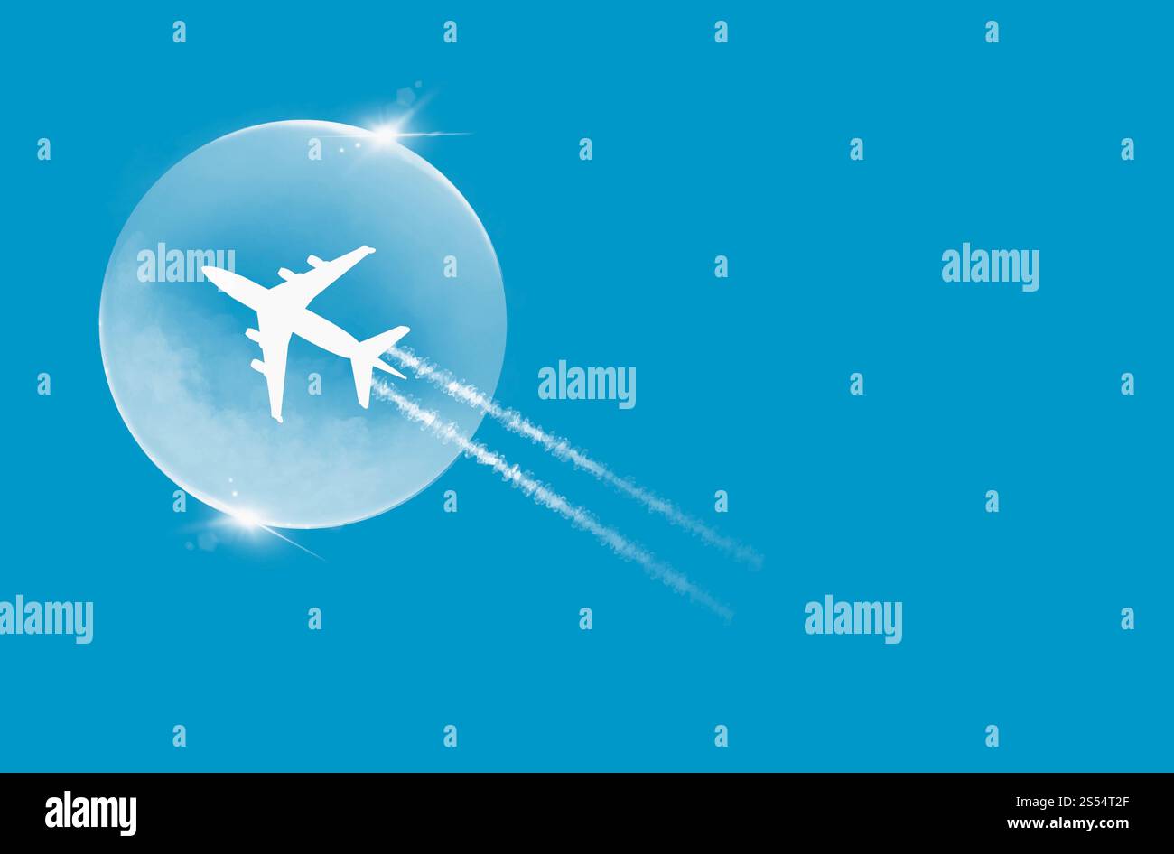 Les bulles de voyage sont une nouvelle norme. Avenir du voyage sélectionnez un groupe de voyageurs de certains pays le coronavirus a été contenu dans les pays voisins Banque D'Images