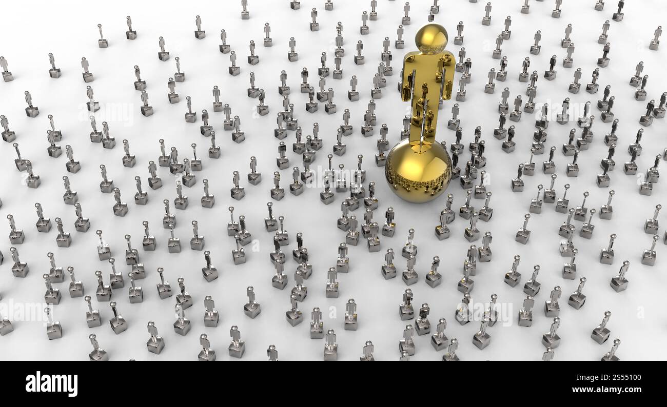 Le monument de succès en tant que concept Banque D'Images