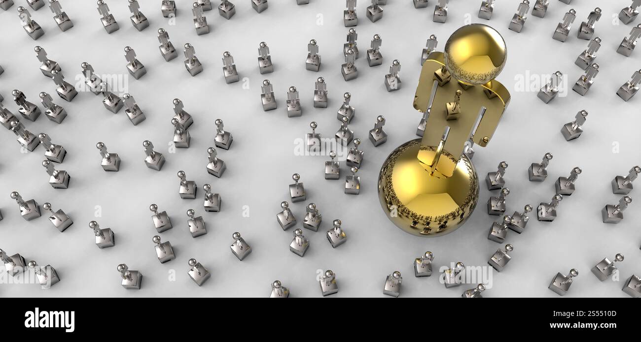 Le monument de succès en tant que concept Banque D'Images