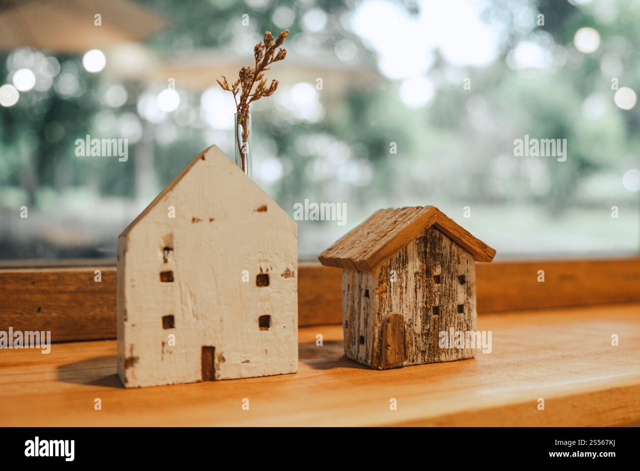 Accueil Sweet home accueil soins à domicile soins de jour familiaux distancingMortgage investissement immobilier et nouveau concept de maison Banque D'Images