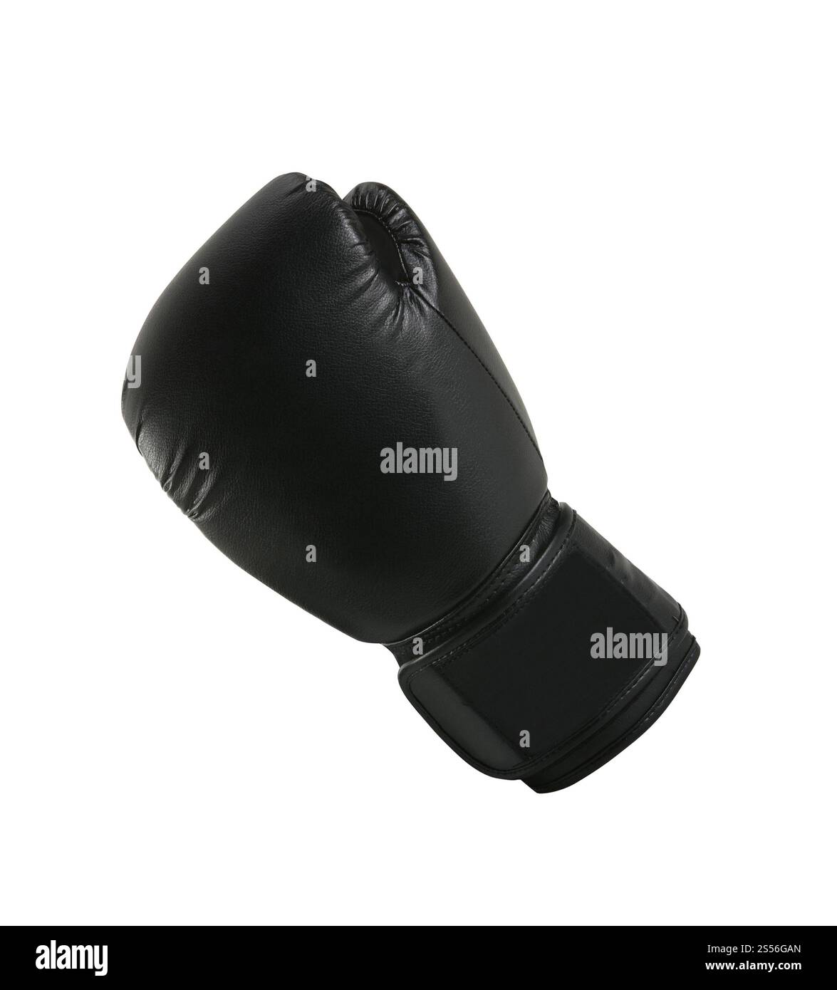 Gant de boxe isolé sur fond blanc. Gant de boxe Banque D'Images