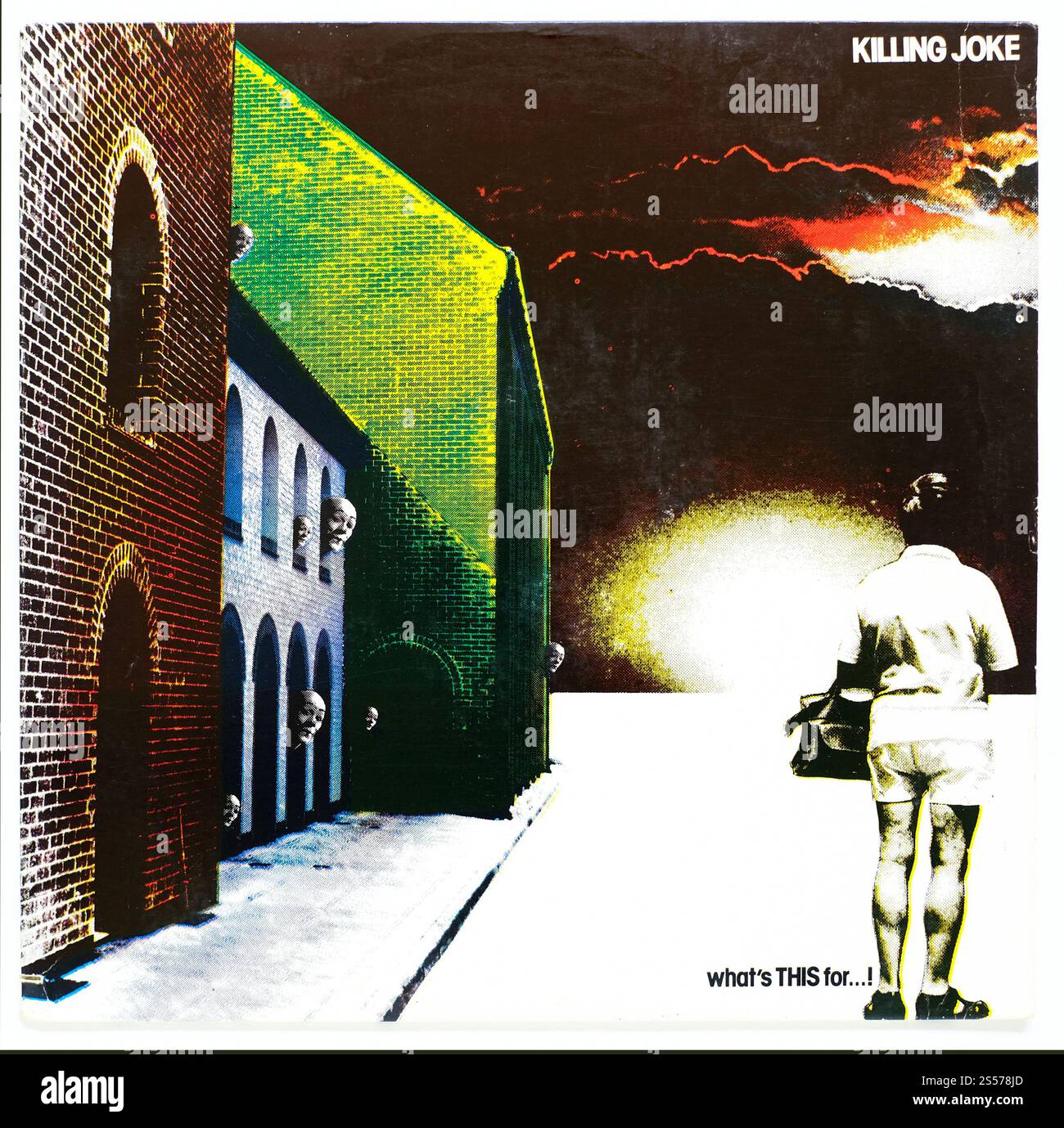 La couverture de What's This for, album de 1981 par Killing Joke sur EG Polydor - USAGE ÉDITORIAL SEULEMENT Banque D'Images