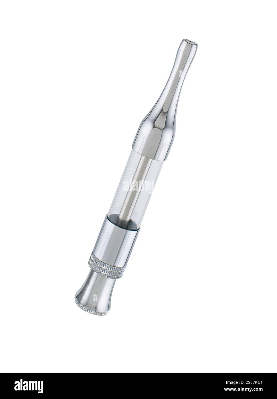 morceau de cigarette électronique isolé sur fond blanc. pièce de cigarette électronique Banque D'Images