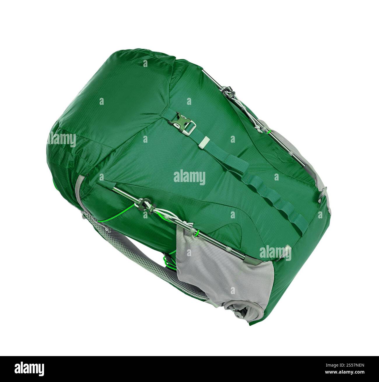 sac à dos touristique isolé sur blanc. sac à dos touristique isolé Banque D'Images