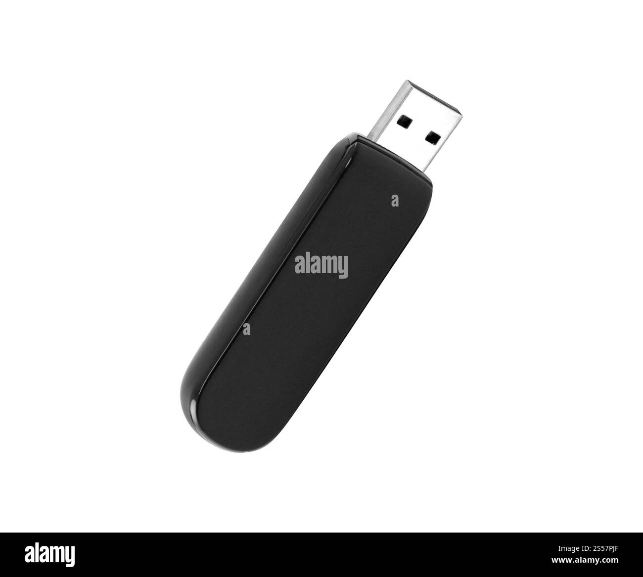 Lecteur flash USB sur le fond blanc. Lecteur flash USB Banque D'Images