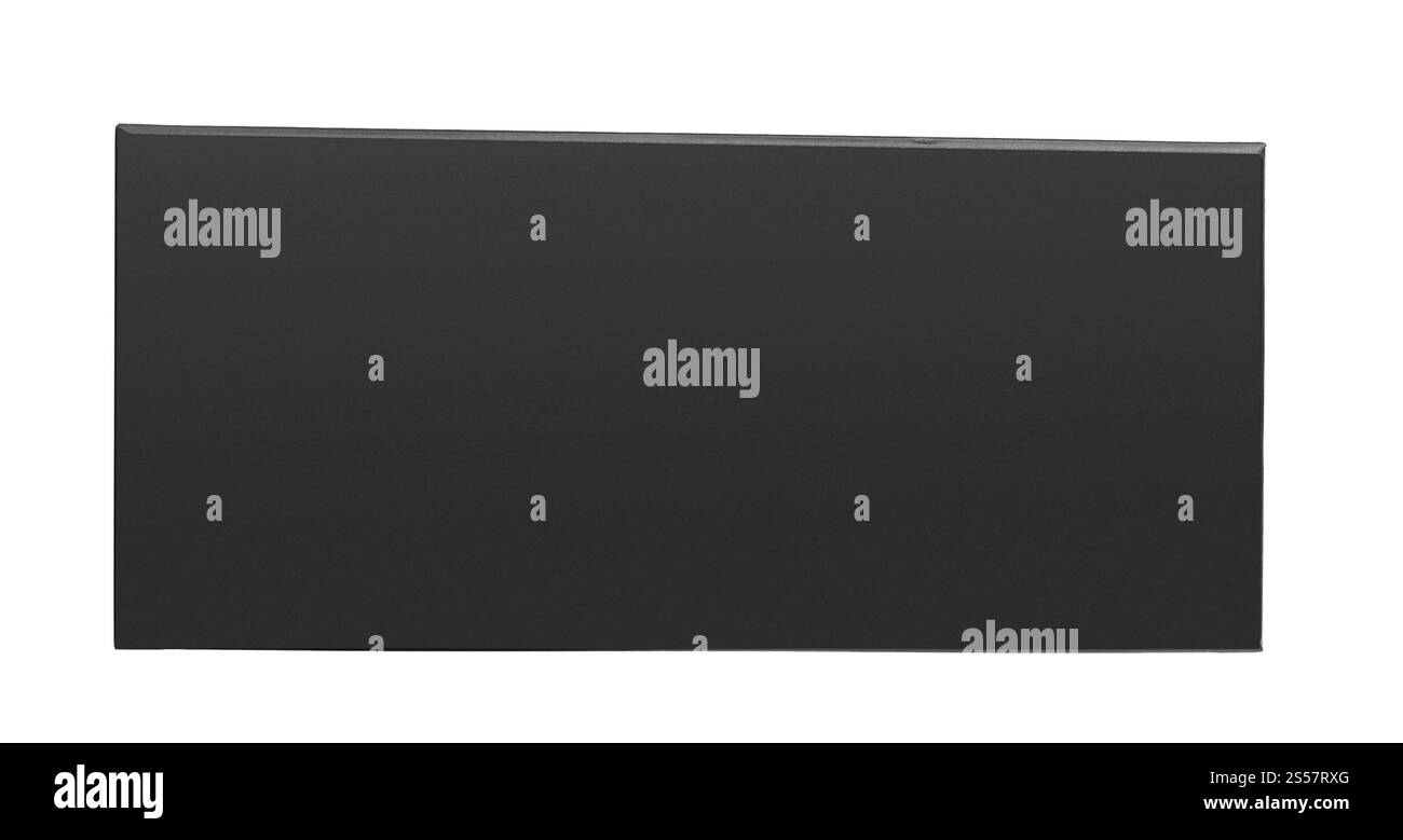 Boîte isolée sur fond blanc. Boîte isolée Banque D'Images