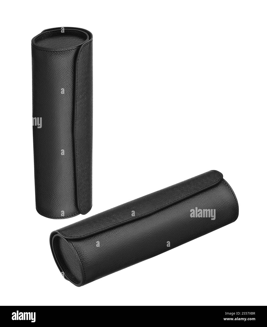 Les lunettes cas isolé sur fond blanc Banque D'Images