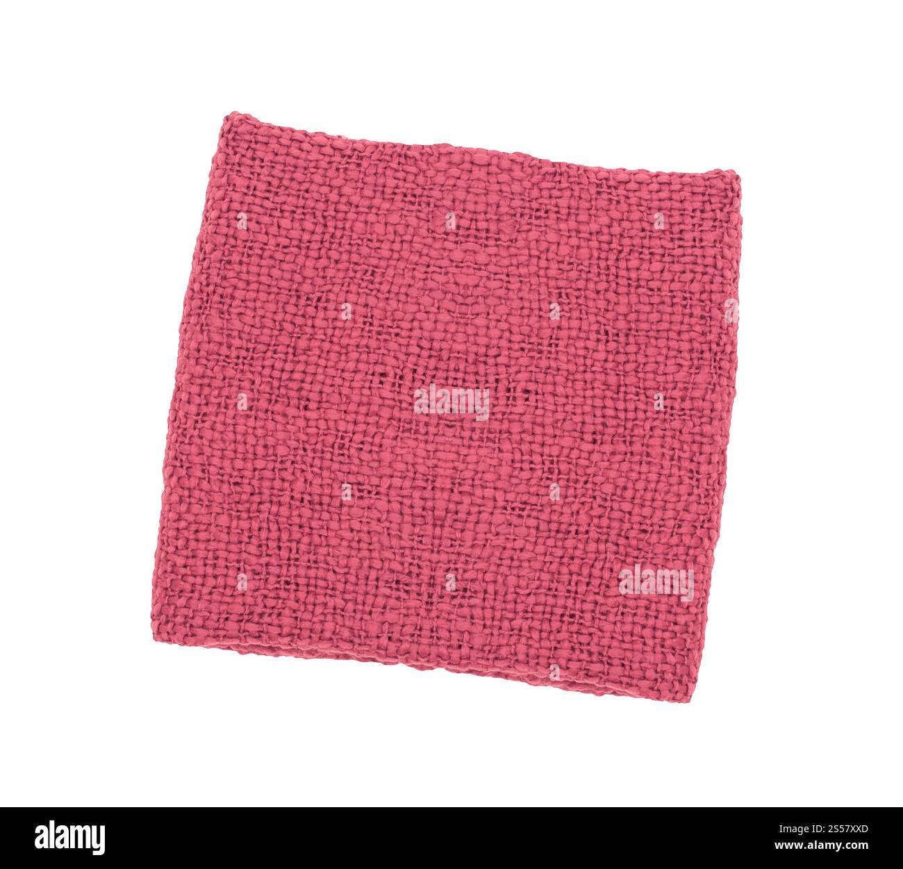 tapis rouge isolé sur fond blanc Banque D'Images