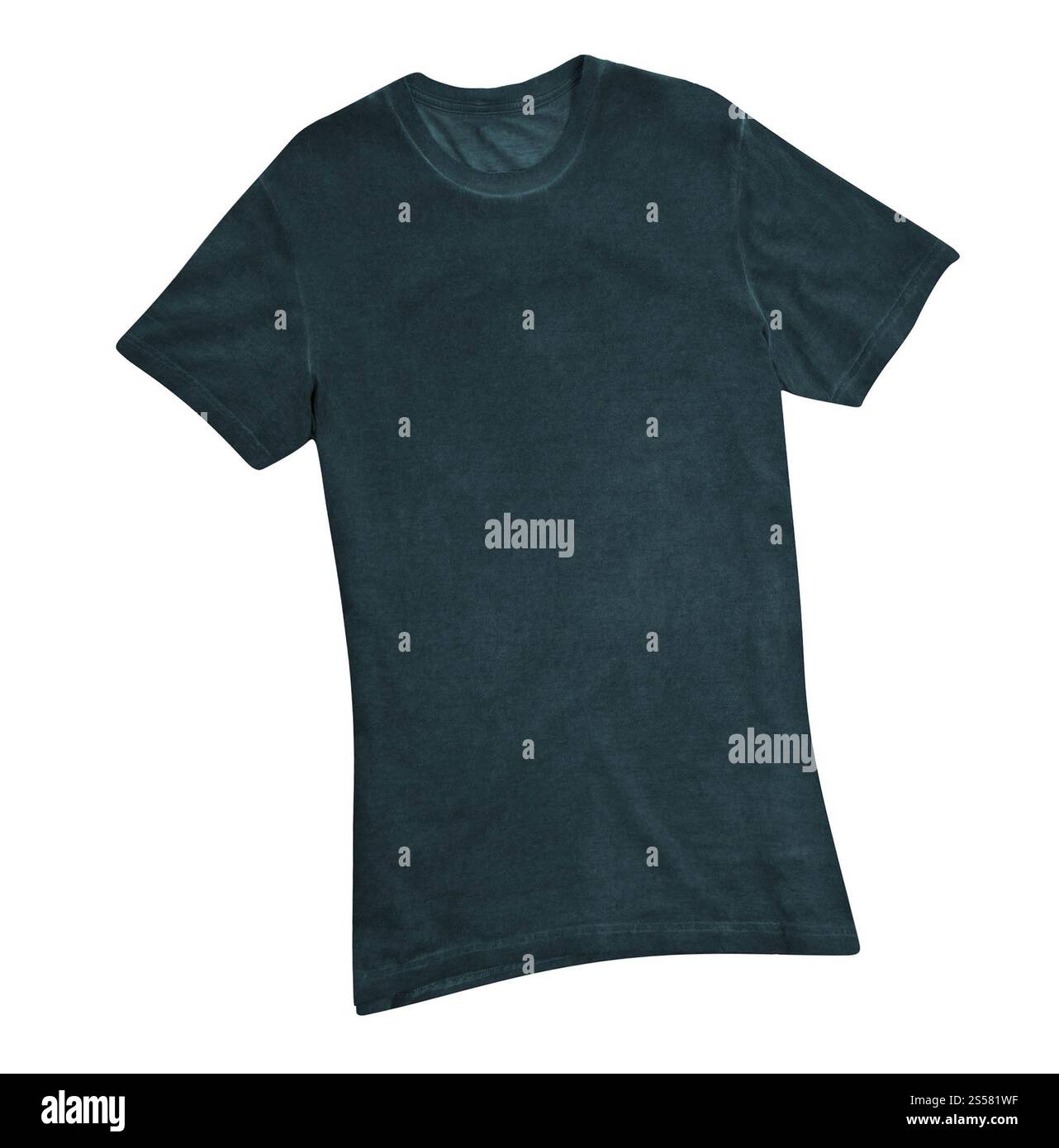 Tshirt gris isolé sur fond blanc. Tshirt gris isolé Banque D'Images