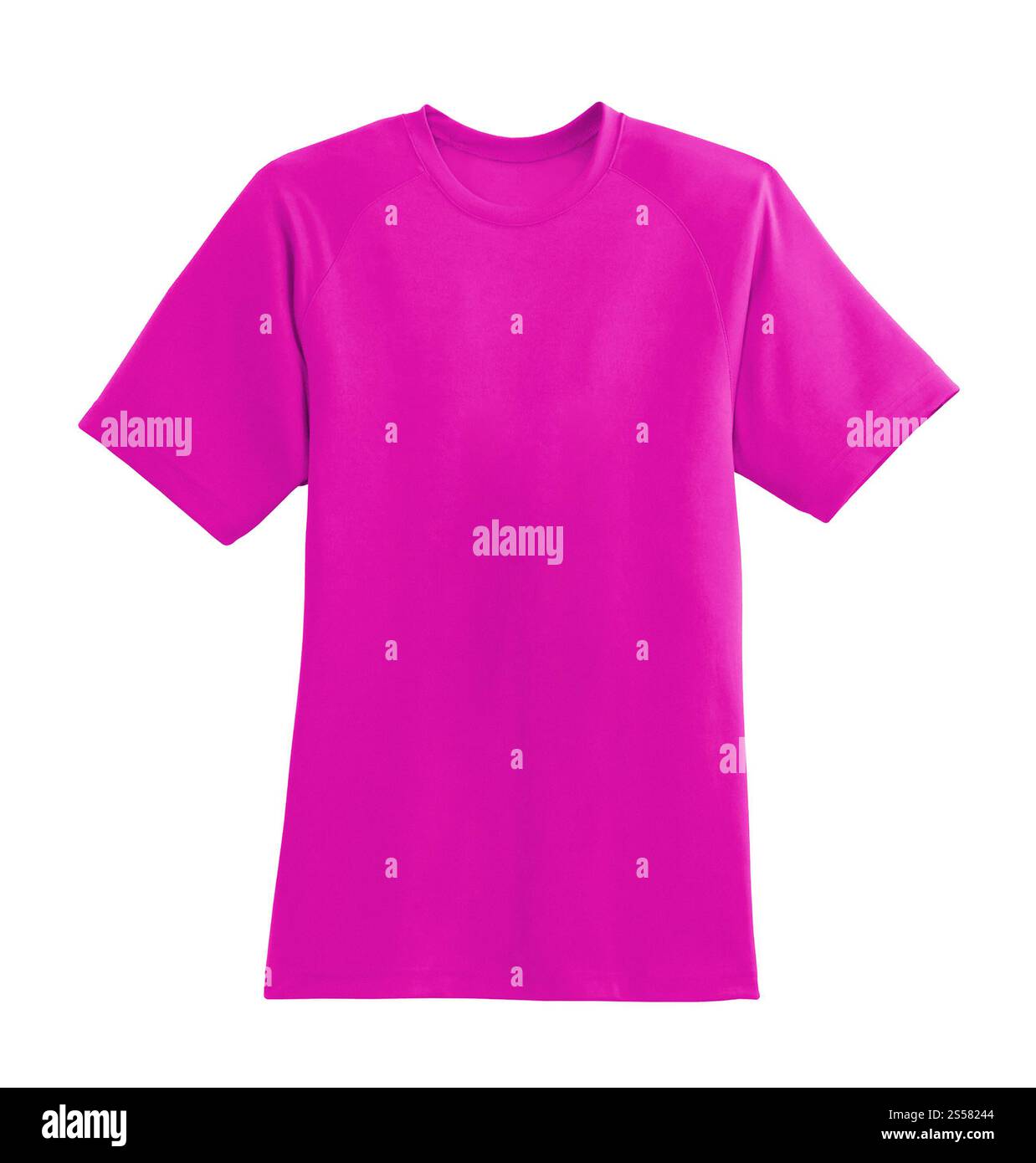 tshirt violet isolé sur fond blanc. tshirt violet isolé Banque D'Images