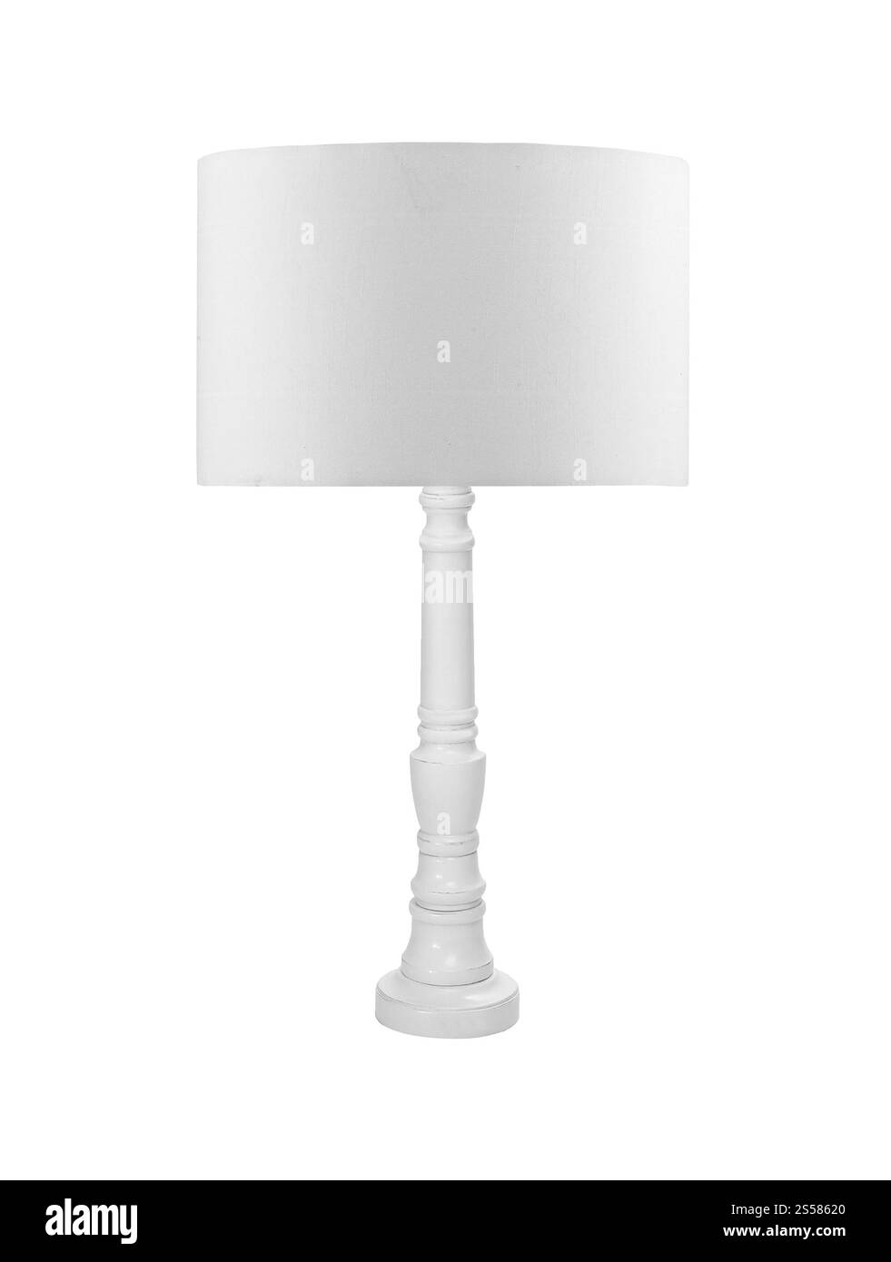 Petite lampe, isolée sur fond blanc Banque D'Images