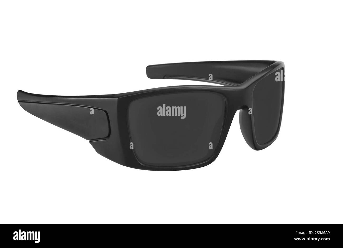 Lunettes de soleil noir isolé sur fond blanc Banque D'Images