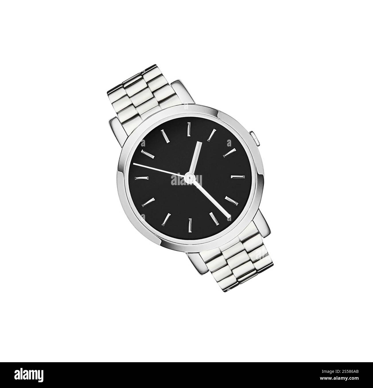 montre de luxe isolée sur un blanc Banque D'Images