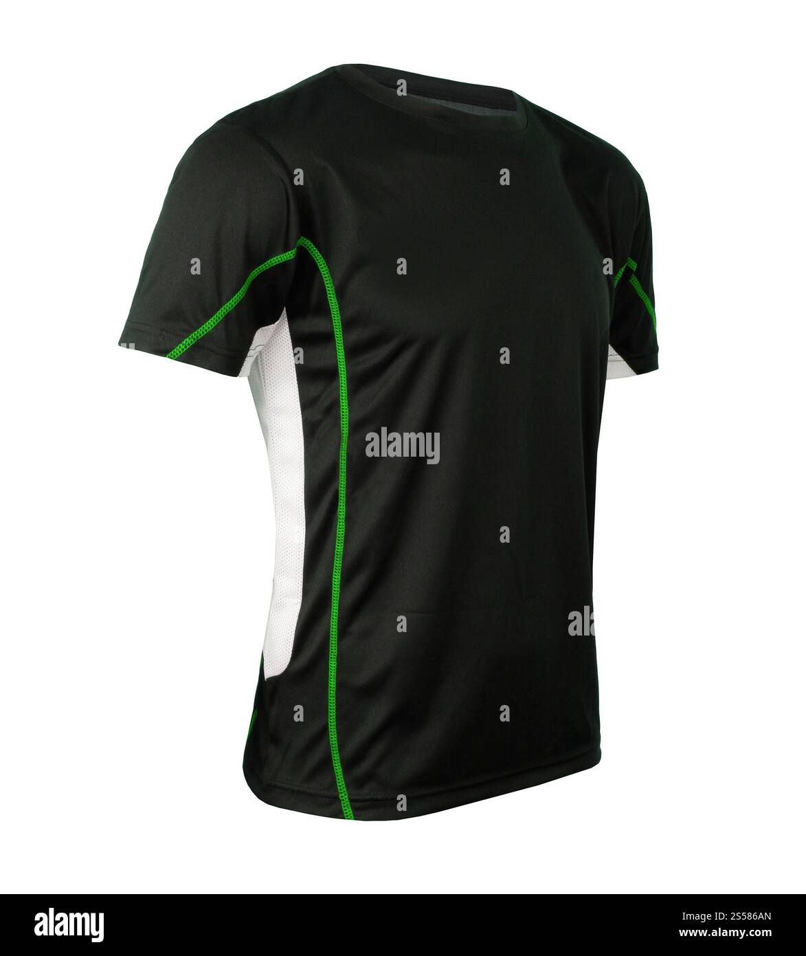 Modèle de tshirt noir Banque D'Images