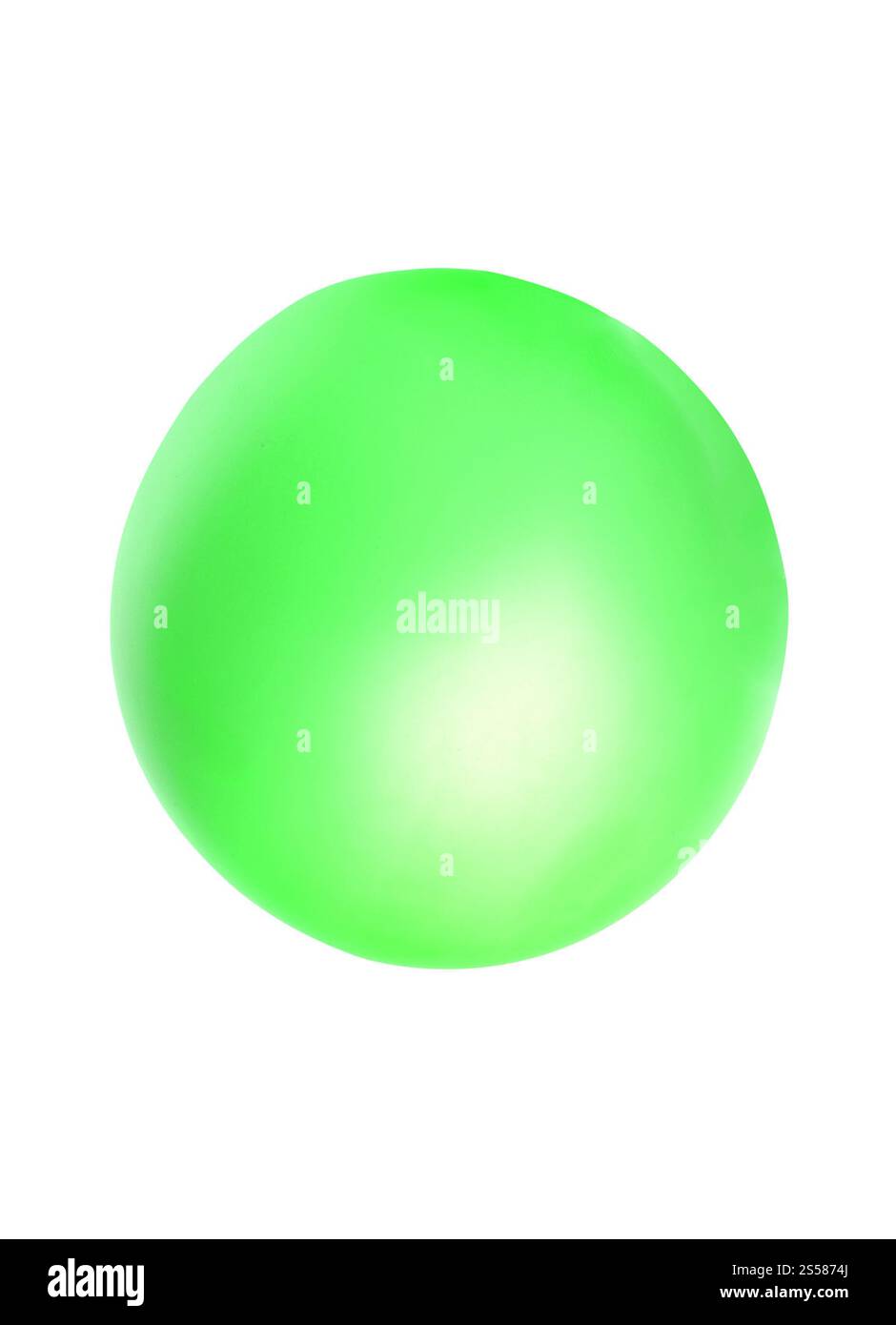 grosse boule verte Banque D'Images