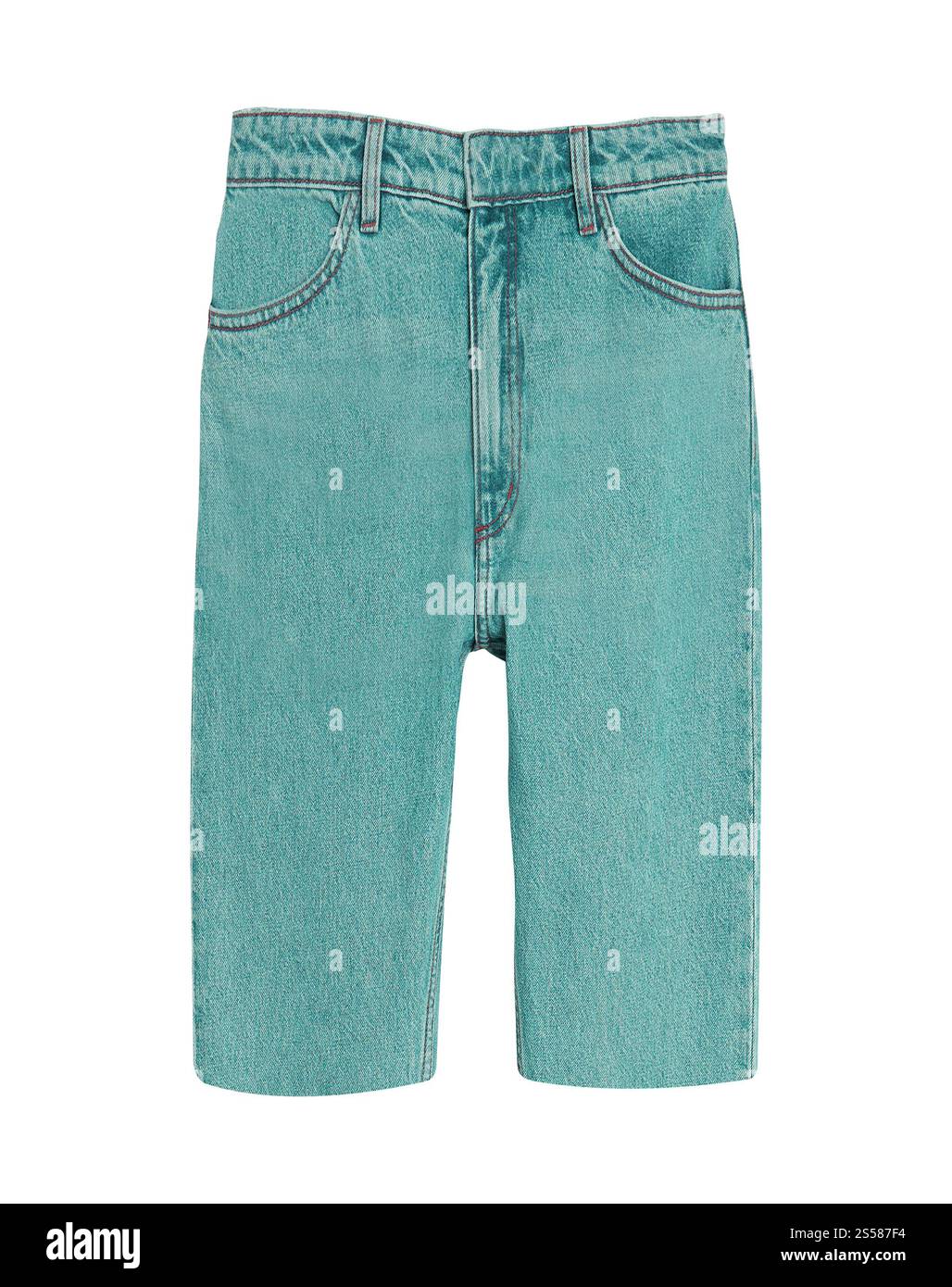 Shorts jeans pour homme Banque D'Images