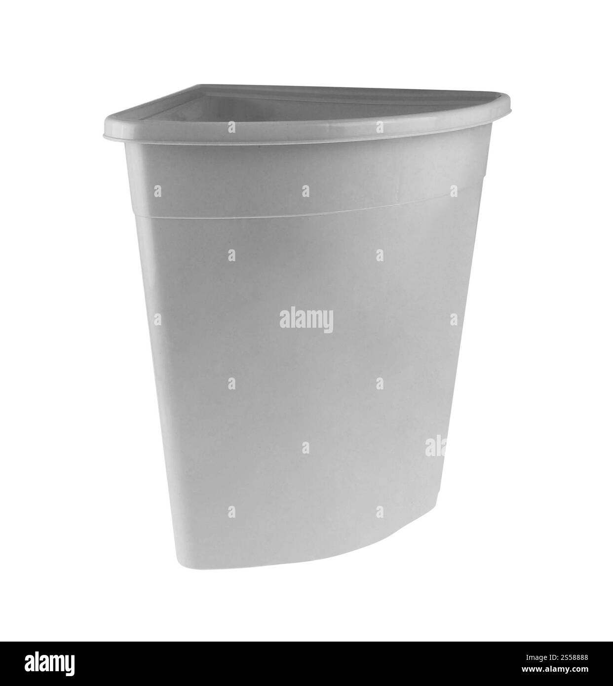 Vider le panier à linge isolez sur fond blanc Banque D'Images