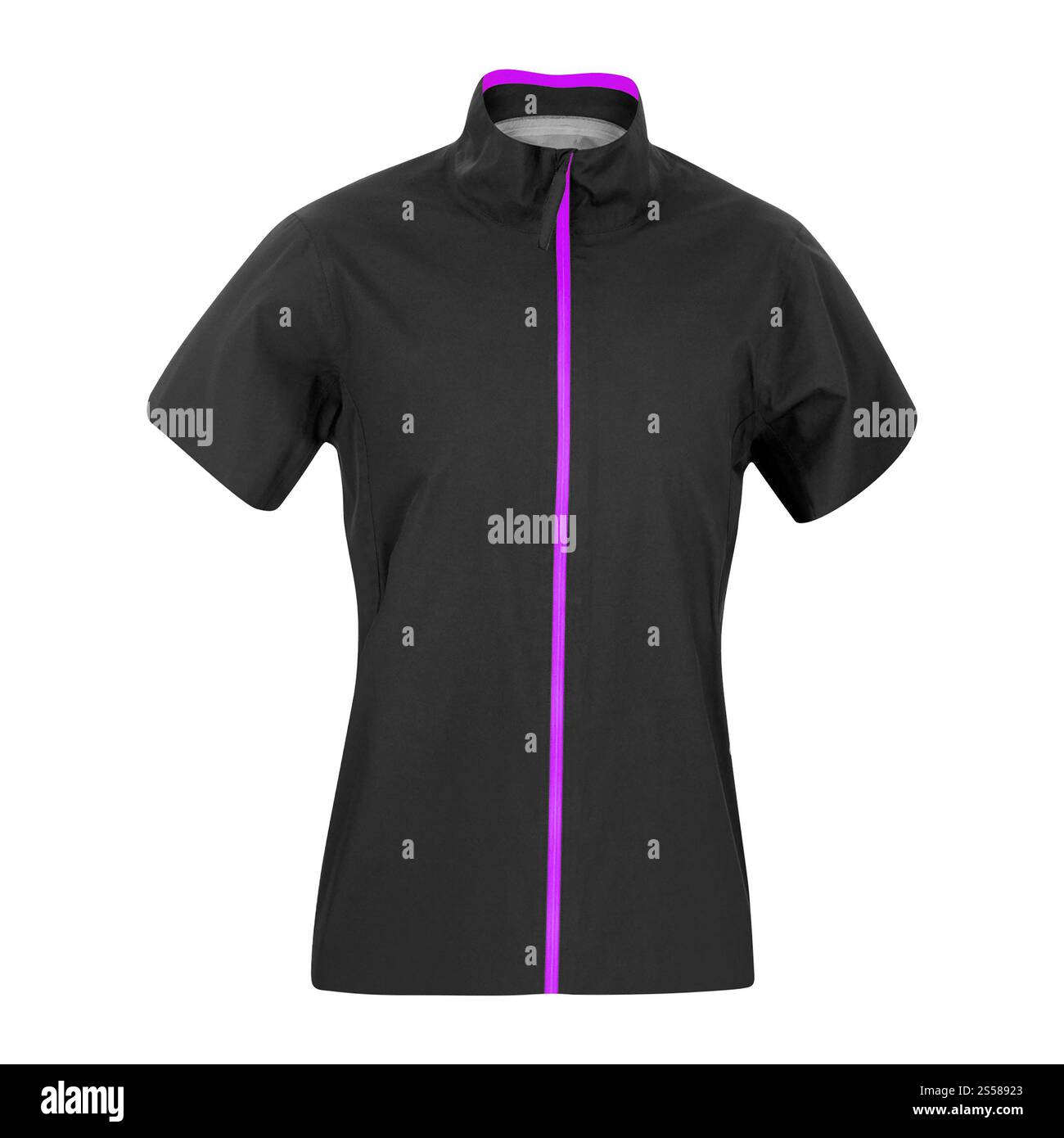 vêtements masculins noirs isolés sur blanc Banque D'Images