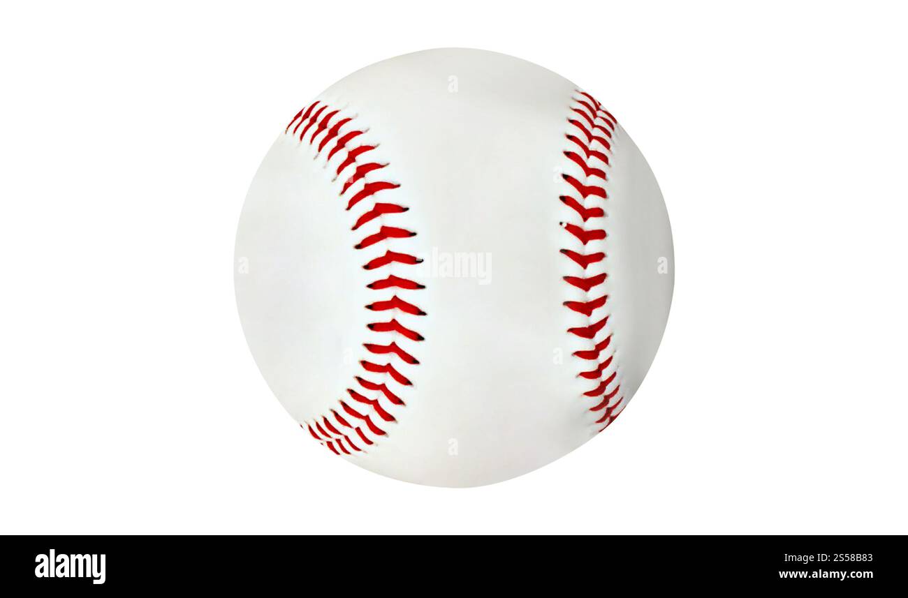 Balle de baseball isolated Banque D'Images